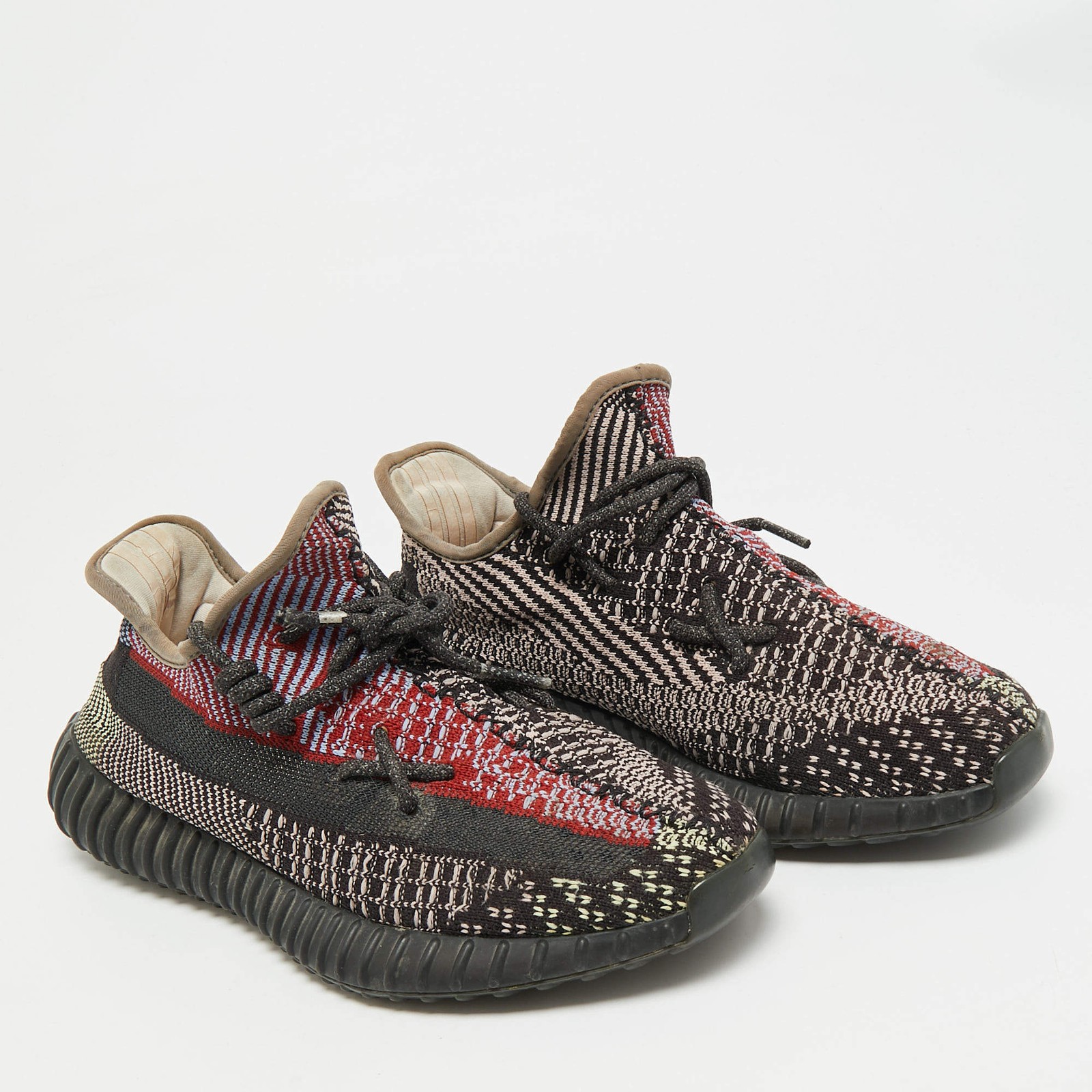 Yeezy x Adidas Boost 350 V2 Yecheil NonReflective Size 40.5 Multicolor Knit image 4