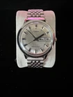 TIMEX MARLIN 1976 Mechanical 35mm Mens Watch, Rare BRITE Band, Runs