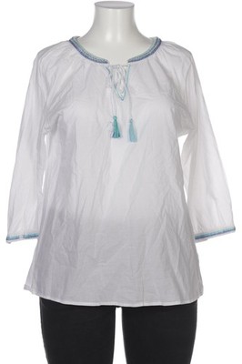 VIA APPIA DUE Bluse Damen Oberteil Hemd Hemdbluse Gr. XL Weiß #ytk3xg1