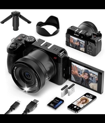 ORDRO D130 Digital Video Camcorder & Still Camera Webcam 4K 60FPS 18X Zoom NEW