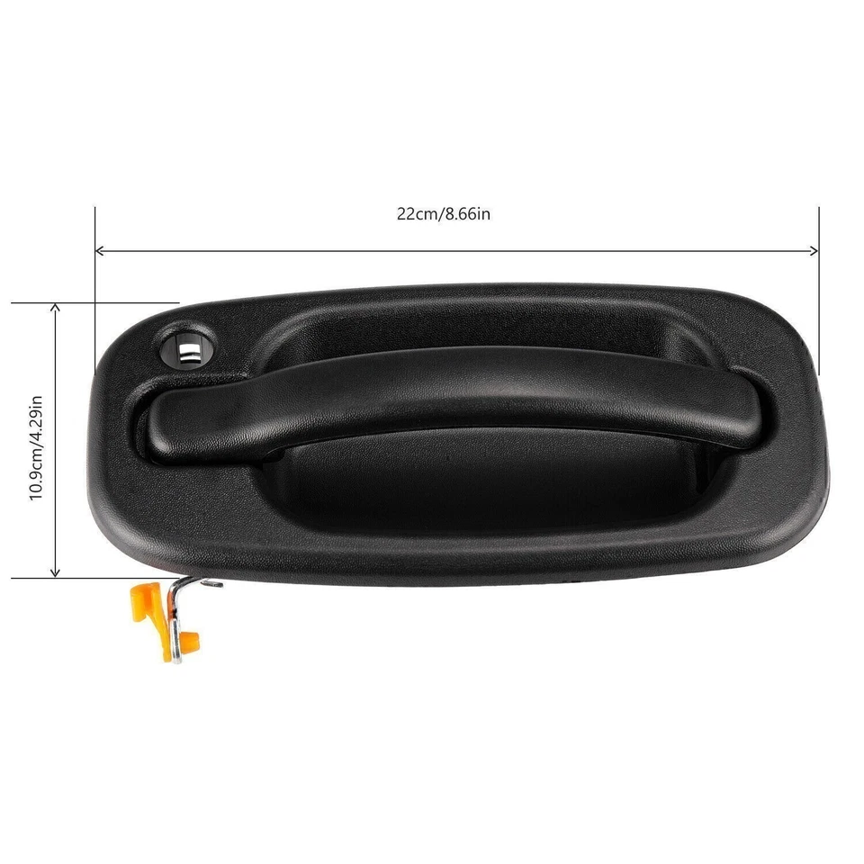Manija de puerta delantera y cilindro de bloqueo para Chevy Silverado Sierra Cadillac 2001-2006. Foto 2 de 4