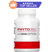 Skinception Phyto350 Phytoceramides   Anti-Aging Skin Supplement 2 Pack