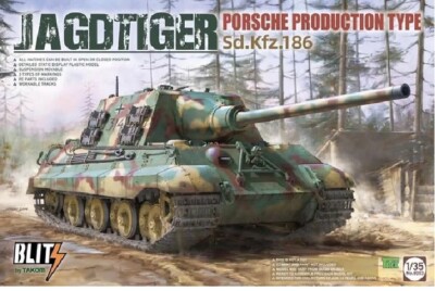 Blitz by Takom (三花) 1/35 Jagdtiger Sd.Kfz. 186 Porsche Prod. type #8003 Sealed  