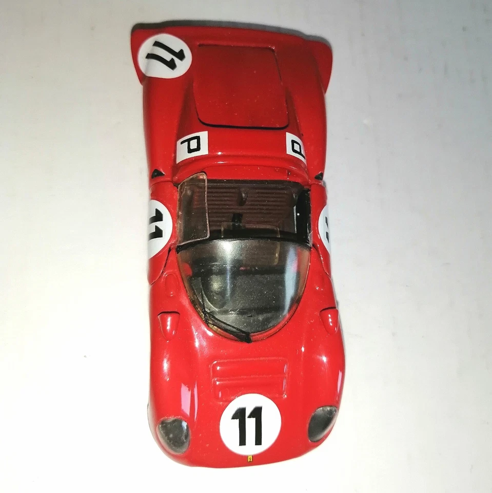 FERRARI 206 DINO SPORT #11 CORGI TOYS 1/43 NO BOX OBSOLETO - Immagine 3 di 4