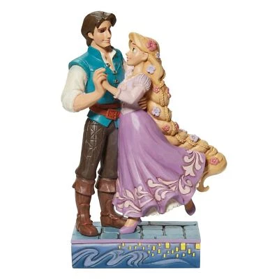 Jim Shore Disney Traditions Rapunzel & Flynn Rider In Love Figurine 6013071
