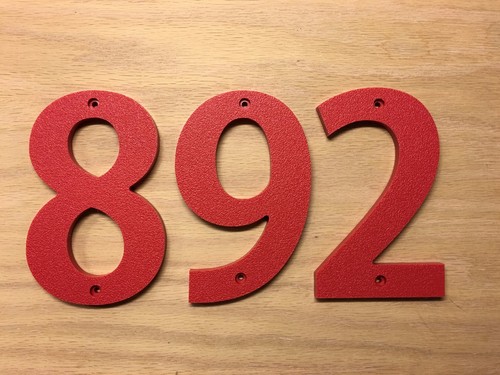 6 inch Bold house numbers letters, color choices - Picture 10 of 12