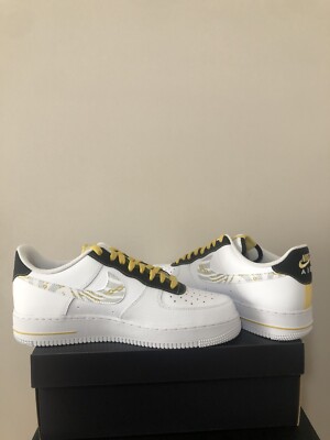af1 gold link zebra