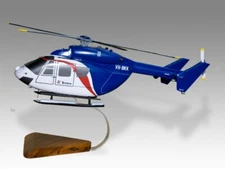 Kawasaki Heavy Industries BK117 B-1 Bristow Desk Wood New Model Large Scale 1/24