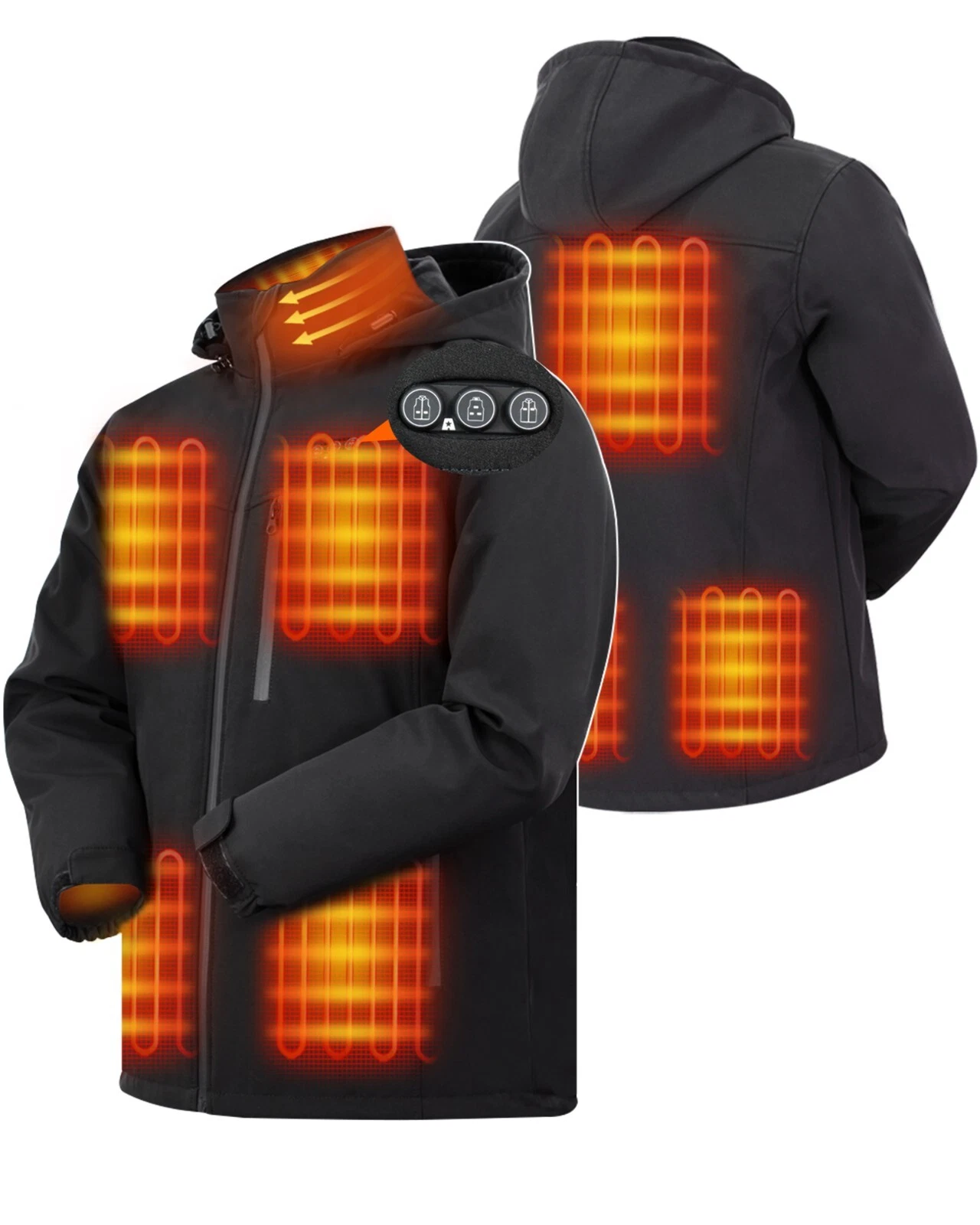 ARRIS Heated Jacket with battery, Electric Warm Windproof Heating Coat for Men
Opens in a new window