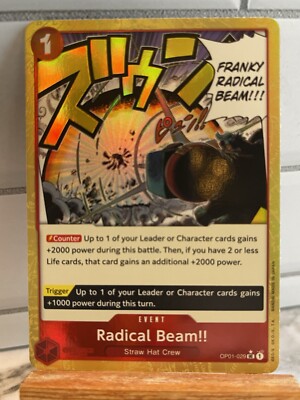 One Piece Card Game PRB-01 The Best - Radical Beam OP01-029 ENG