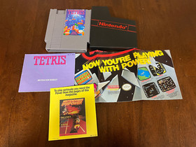 Tetris NES Nintendo Completo En Caja En Caja Con P&oacute;ster E Inserto