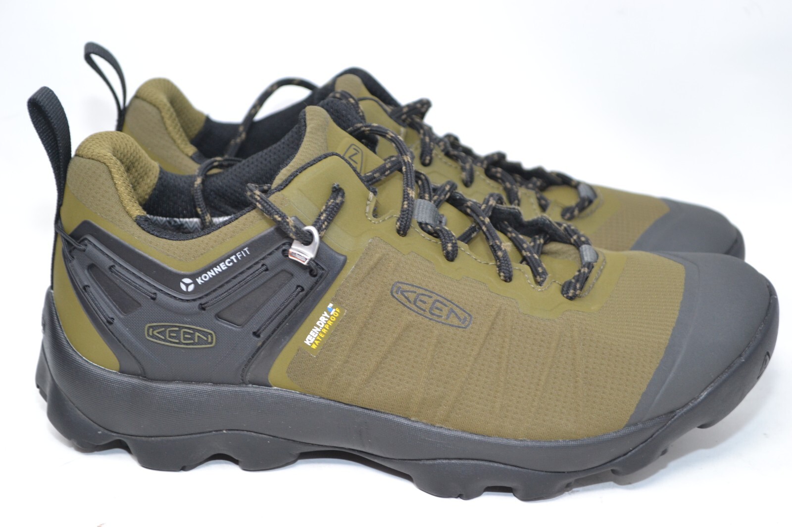 Scarpe impermeabili Keen Venture escursionismo uomo US 8 M verde oliva stringate punta tonda