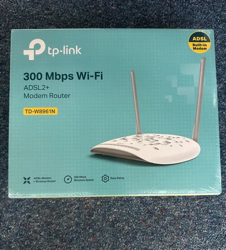 TP-LINK 300Mbps Wireless ADSL2+ Modem Router (TD-W8961N)