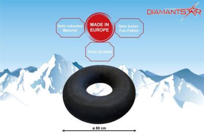 DiamantStar LKW-Schlauch ca. Ø 80cm als Rodelschlauch Snowtube Rodelreifen Bob