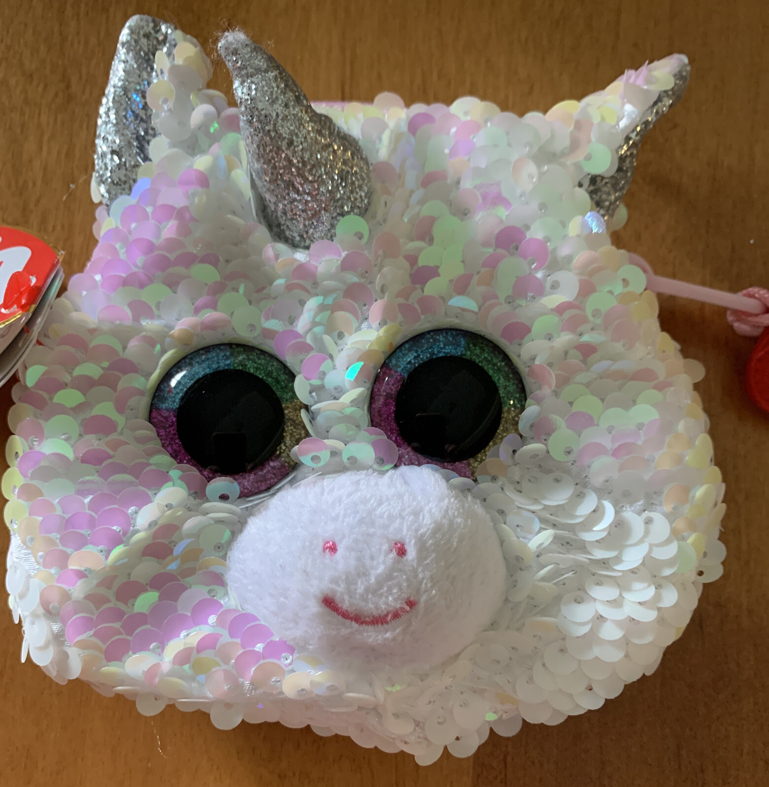X2 Diamond Unicon Ty Sequin Wristlet Coin Purse Beanie Boos Fashion