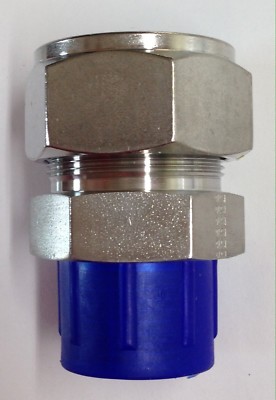 PARKER STRAIGHT CONNECTOR 316SS Steel A-LOK  x MNPT Male 1'' Tube Size 20YX63
