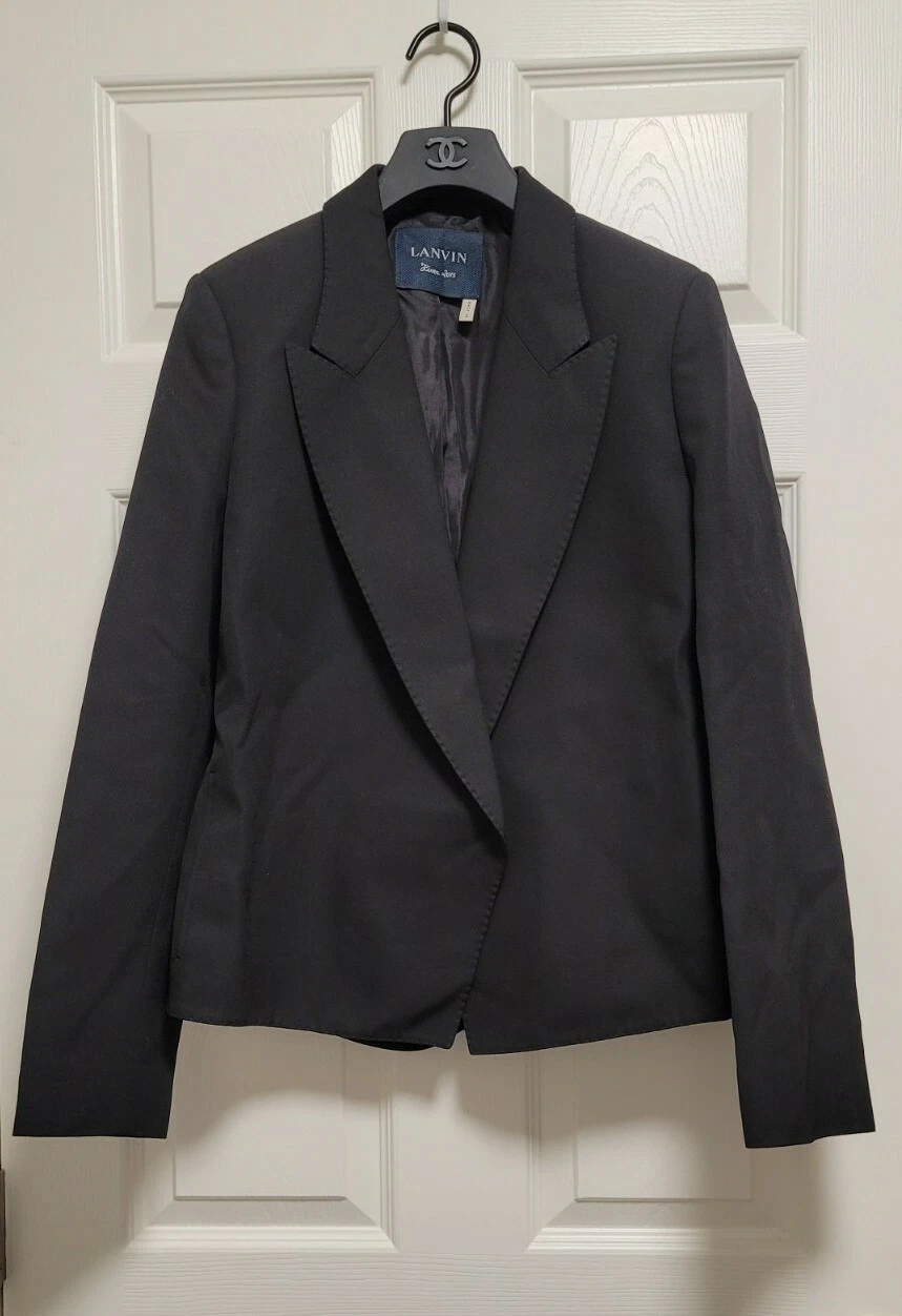 Lanvin — Lanvin 2015 Women Blazer Size 40 Black