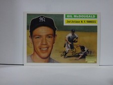 2002 Topps Archives New York Yankees Baseball Card #101 Gil McDougald 56