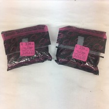 BNWT VTG 90s Silkies USA 334 Total Leg Control Queen Off Black Pantyhose Lot 2