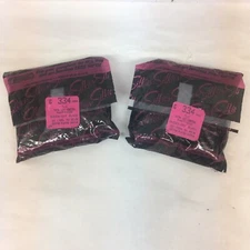 BNWT VTG 90s Silkies USA 334 Total Leg Control Queen Off Black Pantyhose Lot 2