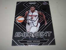 ARIEL ATKINS SIGNED AUTOGRAPHED 2022 PANINI PRIZM EMERGENT INSERT WNBA CARD # 5