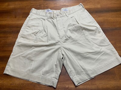 Callaway Mens Golf Shorts Size 35Pleated Front Chinchila Beige 10