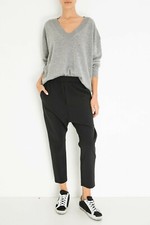 NWT Nili Lotan 450 Delancy Pant in Black; 2