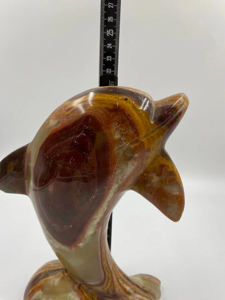 Delphin Onyx Höhe ca. 21 cm 1924 g schwer - Bild 4 von 4