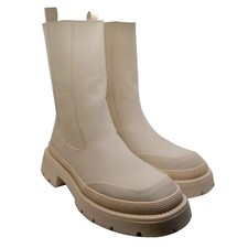 Anfibi Donna Stivali Pioggia Platform Chelsea Boots Stivaletti Scarpe Gomma