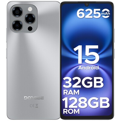 2025 DOOGEE Note 58 6.75'' Android 15 Smartphone 32GB+128GB 6250mAh Phone 90Hz