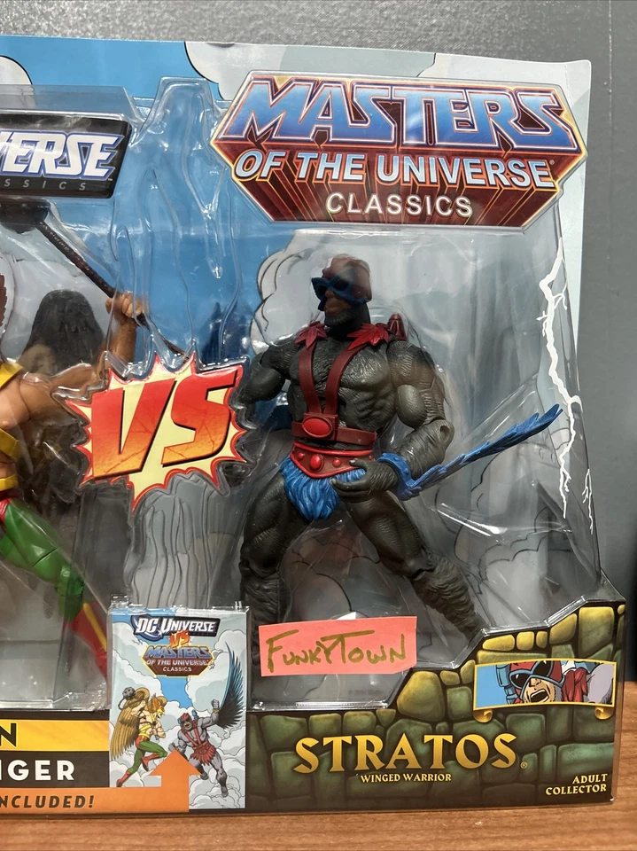 DC Universe Classics Masters of the Universe MOFU Hawkman vs Stratos Novo Na Caixa - Imagem 3 de 4