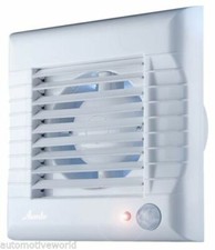 Bathroom Extractor Fan 100mm / 4" Motion Sensor Timer Automatic Shutter WM100R