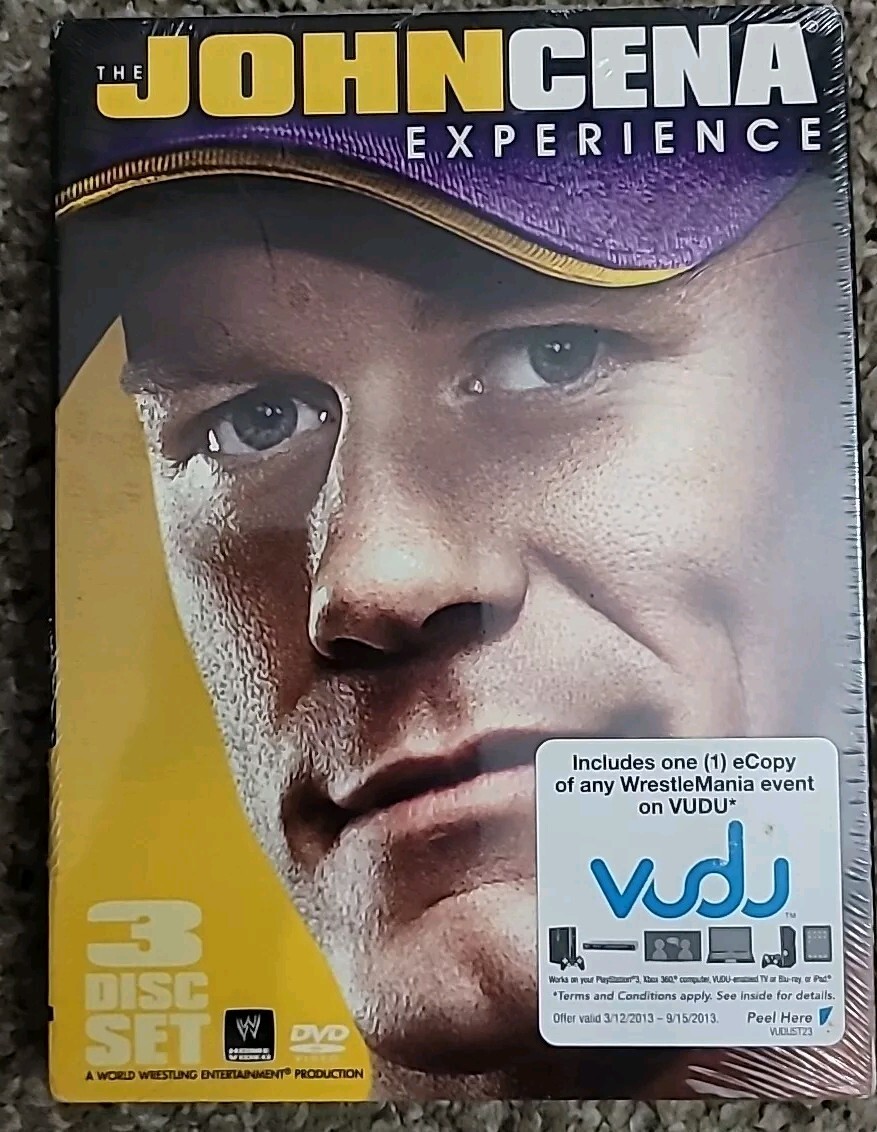 The WWE: The John Cena Experience (DVD, 2010, 3-Disc Set) for sale