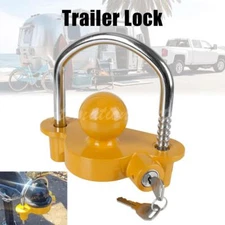 Trailer Hitch Security Adjustable Lock fits 1-7/8”,2”,2-5/16” Couples Heavy-Duty