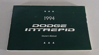 Owner´s Manual / Handbook Dodge Intrepid Stand 1994
