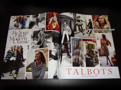 TALBOTS 2-Page PRINT AD Fall 2016 NIKI TAYLOR Mini Anden UBAH HASSAN