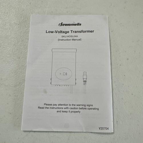 DEWENWILS 200WLow Voltage Landscape Transformer, W/ Timer and Photocell Sensor - Picture 11 of 13