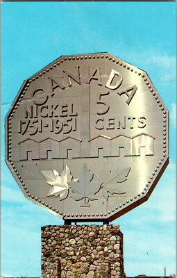 Circa 1964 Sudbury Post Card The Big Nickel Capital of the World
