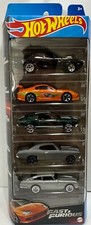 2023 Hot Wheels Fast Furious 5 Pack Supra Charger Mustang Chevelle Aston NEW