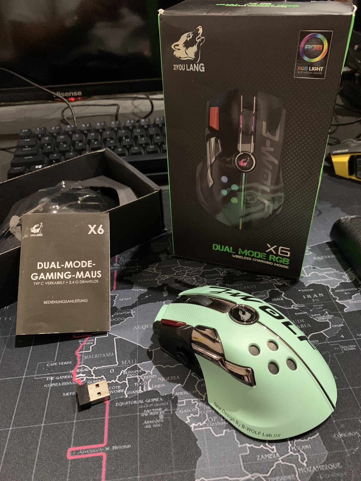 Wireless RGB Gaming Mouse for Ultimate Performance and Style-image