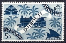1943 Cote des Somalis -  Y & T N° 234 Neuf ** SANS CHARNIERE