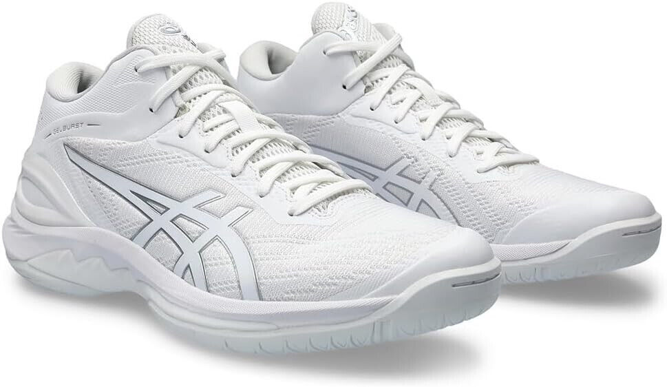 ASICS Basketball Shoes GELBURST 28 White Silver 1063A081 ASICS Basketball Shoes GELBURST 28 White Silver 1063A081