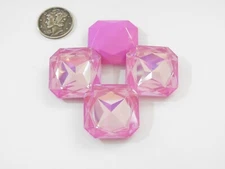 Ultra Orchid Moonlight UNF (23mm) Swarovski Art 4675 Square Fancy Cut Stones
