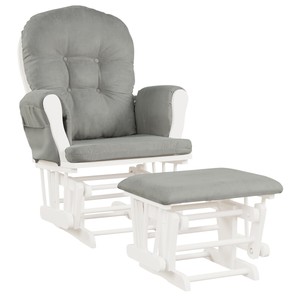 light grey glider chair