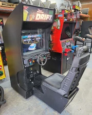 Fast and Furious DRIFT Sit Down Arcade Driving Video Game Machine - 25" LCD