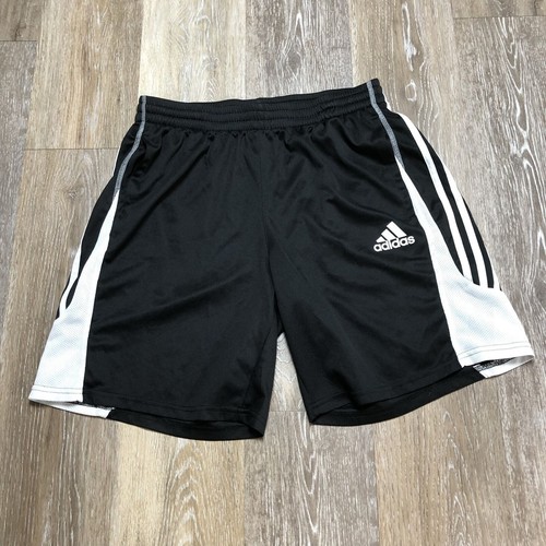 ADIDAS Clima Stretch Waist Black Activewear Athletic Shorts Boy's Size Small - Picture 3 of 9