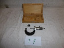 1x Außenmikrometer Zeus Bügelmessschraube 25-50mm  ex Bundeswehr (T7)