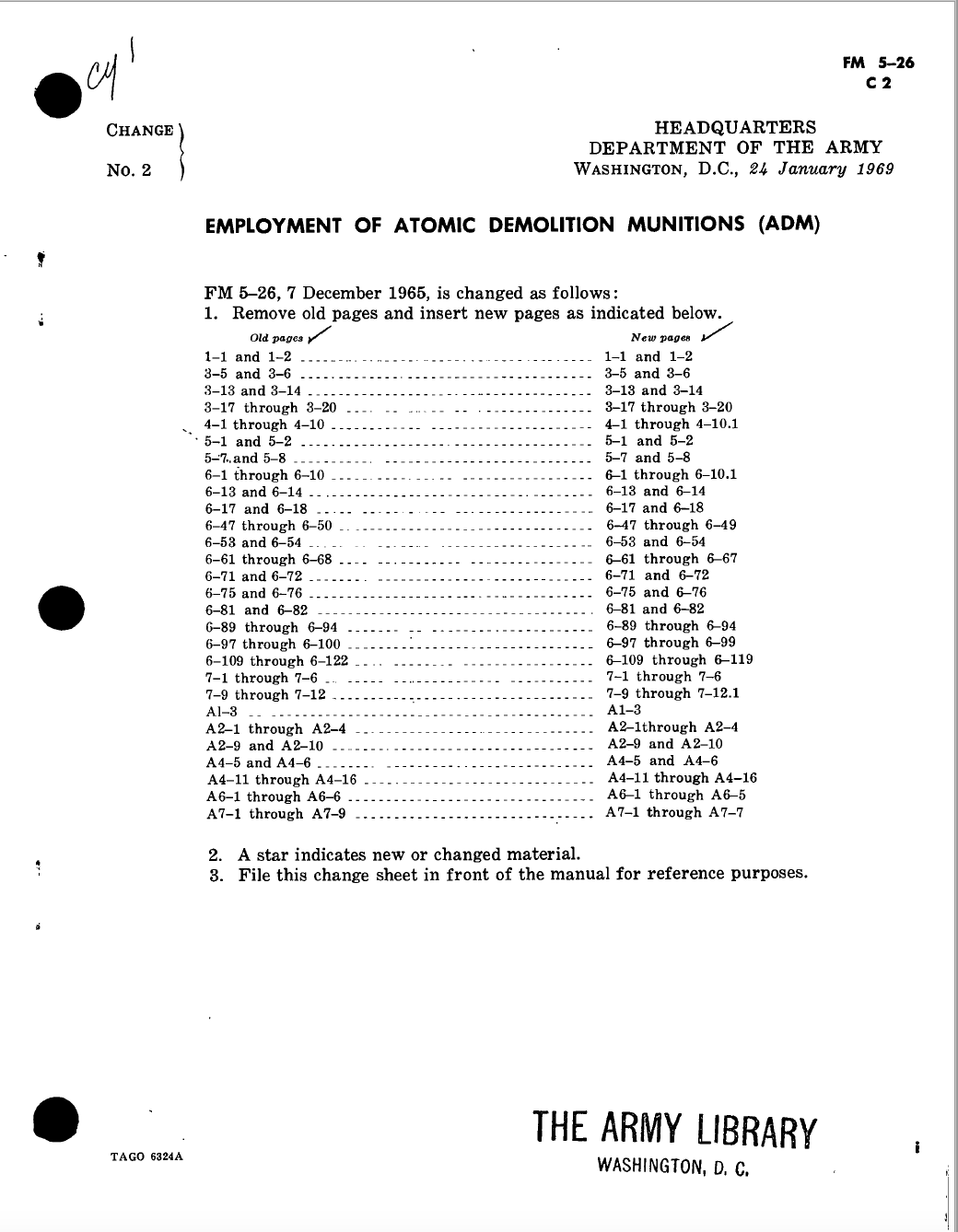 443 Page 1965-69 FM 5-26 Employment Atomic Demolition Munition Manual ...