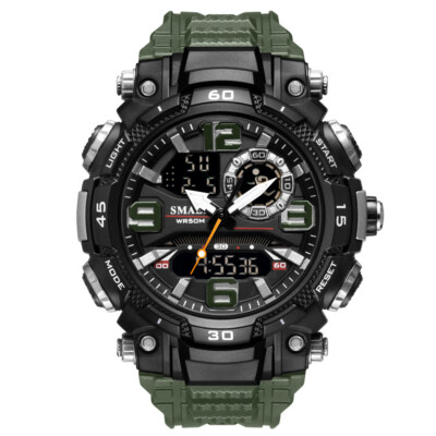 SMAEL Men Watch Digital Quartz Wristwatch LED Electronic Alarm Sport Watches