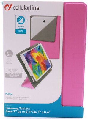 Cellularline Flexy Portfolio Universal Samsung Tablets 7 - 8.4'' Schutz Hülle 662